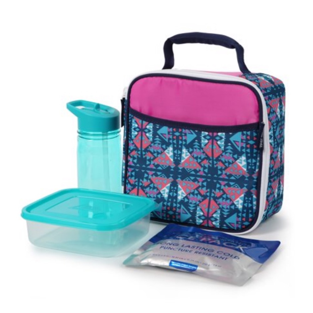 💜4 Piece Arctic zone insulated kit combo lunchbag
